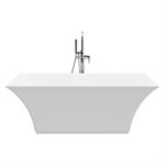 Abzu Freestanding Bathtub 67" with faucet