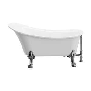 Dora-59-NF Clawfoot tub 59"