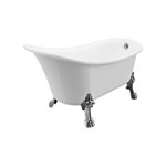 Dora Clawfoot tub 59" with faucet