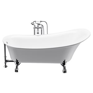 Dorya Clawfoot tub 69" with faucet