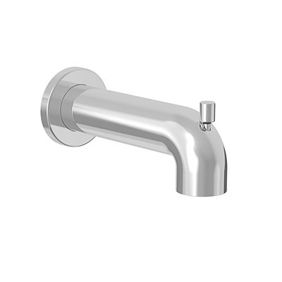 "7"" round tub spout with diverter"