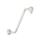 "17"" Z-shaped shower arm with flange"