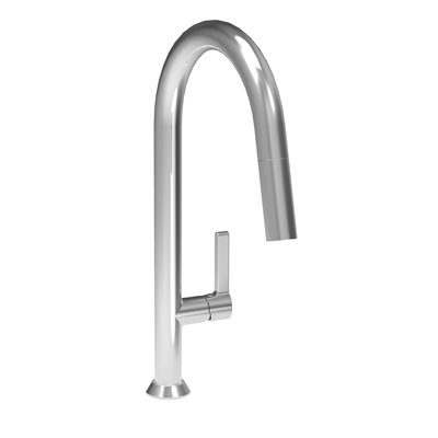 High single hole kitchen faucet with 2-function pull-down sp