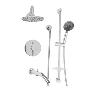 Complete pressure balanced shower kit