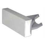Square, wall-mounted hand shower support