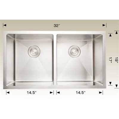 Double Kitchen sink ss