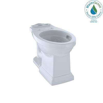 TOTO® Promenade® II Universal Height Toilet Bowl with CEFIONTECT, Cotton White - C404CUFG#01