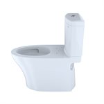 TOTO® Aquia® IV 1G® Two-Piece Elongated Dual Flush 1.0 and 0.8 GPF Toilet with CEFIONTECT, Cotton White - CST446CUMFG#01