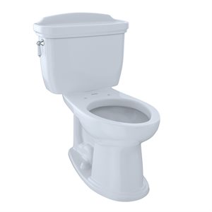 TOTO® Dartmouth® Two-Piece Elongated 1.6 GPF Universal Height Toilet, Cotton White - CST754SF#01