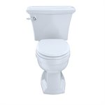 TOTO® Clayton® Two-Piece Elongated 1.6 GPF Universal Height Toilet, Bone - CST784SF#03