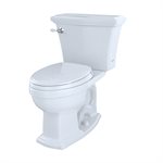 TOTO® Clayton® Two-Piece Elongated 1.6 GPF Universal Height Toilet, Colonial White -CST784SF#11