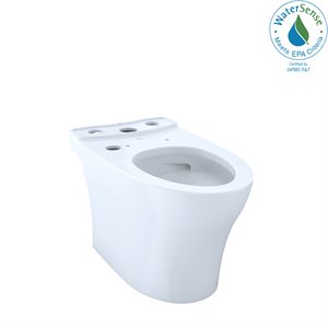 TOTO® Aquia® IV Elongated Universal Height Skirted Toilet Bowl with CEFIONTECT®, WASHLET®+ Ready, Cotton White - CT446CUFGT40#01