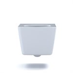 TOTO® SP Wall-Hung Contemporary Square-Shape Dual Flush 1.28 and 0.9 GPF Toilet with CEFIONTECT®- CT449CFG#01