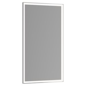 Miroir lumineux 18" | aluminium