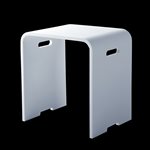 SOTTILE STOOL SOLID SURFACE WHITE