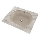 TOTO® Maris™ 17-5 / 8" x 14-9 / 16" Oval Undermount Bathroom Sink with CEFIONTECT, Bone - LT483G#03