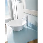 TOTO® Alexis® Round Vessel Bathrooom Sink with CEFIONTECT, Bone - LT524G#03
