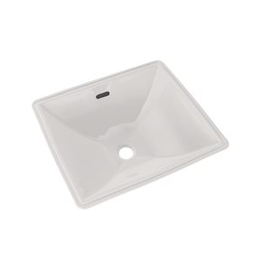 TOTO® Legato® Rectangular Undermount Bathroom Sink with CEFIONTECT, Colonial White - LT624G#11