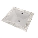 TOTO® Legato® Rectangular Undermount Bathroom Sink with CEFIONTECT, Colonial White - LT624G#11