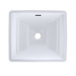 Lavabo de salle de bain rectangulaire à encastrer TOTO® Aimes® avec CEFIONTECT, coton blanc - LT626G#01