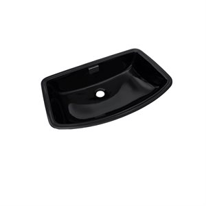 TOTO® Soirée® Arched Front Rectangular Undermount Bathroom Sink, Ebony - LT967#51