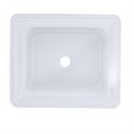 TOTO® Guinevere® Rectangular Undermount Bathroom Sink with CEFIONTECT, Cotton White - LT973G#01