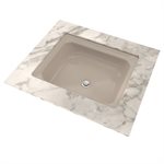 Lavabo de salle de bain rectangulaire à encastrer TOTO® Guinevere® avec CEFIONTECT, os - LT973G#03