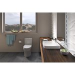 TOTO® Aquia® IV 1G® Two-Piece Elongated Dual Flush 1.0 and 0.8 GPF Universal Height Toilet, WASHLET®+ Ready, Ebony - MS446124CUMF#51