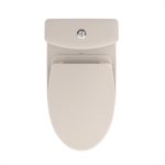 TOTO Aquia IV 1G WASHLET+ Two-Piece Elongated Dual Flush 1.0 and 0.8 GPF Toilet with CEFIONTECT, Sedona Beige - MS446124CUMG#12