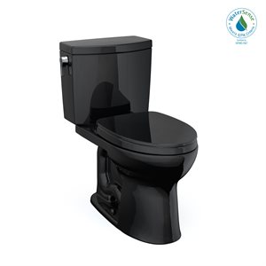 TOTO® Drake® II 1G® Two-Piece Elongated 1.0 GPF Universal Height Toilet with SS124 SoftClose Seat, WASHLET+ Ready, Ebony - MS454124CUF#51