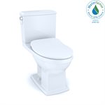 TOTO® Connelly® Two-Piece Elongated Dual Flush 1.28 and 0.9 GPF Toilet with CEFIONTECT®, WASHLET®+ Ready, Cotton White - MS494234CEMFG#01