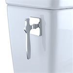TOTO Aimes WASHLET+ Toilette monocoque allongée à hauteur universelle 1,28 GPF avec CEFIONTECT, coton blanc - MS626124CEFG # 01