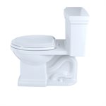 TOTO® Promenade® II 1G® One-Piece Elongated 1.0 GPF Universal Height Toilet with CEFIONTECT, Cotton White - MS814224CUFG#01
