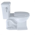 TOTO® Promenade® II 1G® One-Piece Elongated 1.0 GPF Universal Height Toilet with CEFIONTECT, Sedona Beige - MS814224CUFG#12