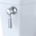 TOTO® Promenade® II 1G® One-Piece Elongated 1.0 GPF Universal Height Toilet with CEFIONTECT and Right-Hand Trip Lever, Cotton White - MS814224CUFRG#01