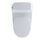 TOTO® Eco UltraMax® Cuvette Ronde Monobloc 1,28 GPF Toilette, Coton Blanc - MS853113E#01