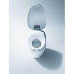 Toilette TOTO® NEOREST® NX2 à double chasse 1,0 ou 0,8 GPF avec siège de bidet intégré, EWATER+® et ACTILIGHT® - Blanc coton - MS901CUMFX#01