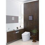 Toilette NEOREST® AH à double chasse 1,0 ou 0,8 GPF avec siège de bidet intercalé et EWATER+, Sedona Beige- MS989CUMFG#12