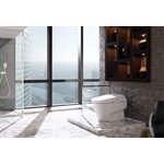 TOTO® Neorest® 700H Toilette à double chasse 1,0 ou 0,8 GPF ADA hauteur avec siège de bidet intégré et ewater+®, coton blanc - MS992CUMFG#01