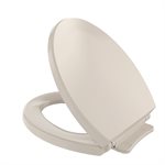 TOTO® SoftClose® Non Slamming, Slow Close Round Toilet Seat and Lid, Bone - SS113#03