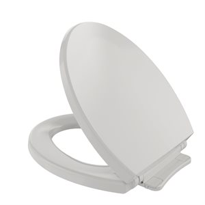TOTO® SoftClose® Non Slamming, Slow Close Round Toilet Seat and Lid, Colonial White - SS113#11