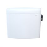 TOTO® Aquia IV® Cube Dual Flush 1.28 and 0.8 GPF Toilet Tank Only with Right Hand Trip Lever, Cotton White - ST436EMR#01