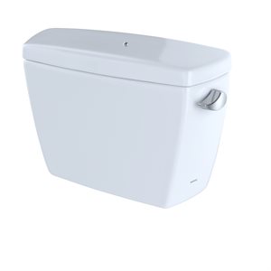 TOTO® Drake® G-Max® 1.6 GPF Toilet Tank with Right-Hand Trip Lever and Bolt Down Lid, Cotton White - ST743SRB#01