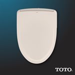 Siège de toilette bidet électronique TOTO® WASHLET® S500e avec nettoyage de la cuvette et de la baguette EWATER+®, couvercle classique, allongé, beige Sedona - SW3044#12
