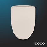 Siège de toilette bidet électronique TOTO® WASHLET® S500e avec nettoyage de la cuvette et de la baguette EWATER+®, couvercle contemporain, allongé, beige Sedona - SW3046#12