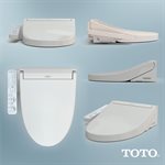 TOTO® WASHLET® C2 Electronic Bidet Toilet Seat with PREMIST and EWATER+ Wand Cleaning, Elongated, Sedona Beige - SW3074#12