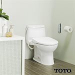 TOTO® WASHLET® S300e Electronic Bidet Toilet Seat with EWATER+® Cleansing, Round, Sedona Beige - SW573#12