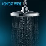 TOTO® G Series 2.5 GPM Single Spray 8.5 inch Round Showerhead with COMFORT WAVE Technology, Polished Chrome - TBW01003U1#CP