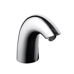 TOTO® Standard ECOPOWER® 0.35 GPM Electronic Touchless Sensor Bathroom Faucet with Thermostatic Mixing Valve, Polished Chrome - TEL103-D20ET#CP