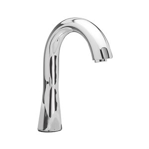 TOTO® Gooseneck ECOPOWER® 0.35 GPM Electronic Touchless Sensor Bathroom Faucet with Thermostatic Mixing Valve, Polished Chrome - TEL153-D20ET#CP